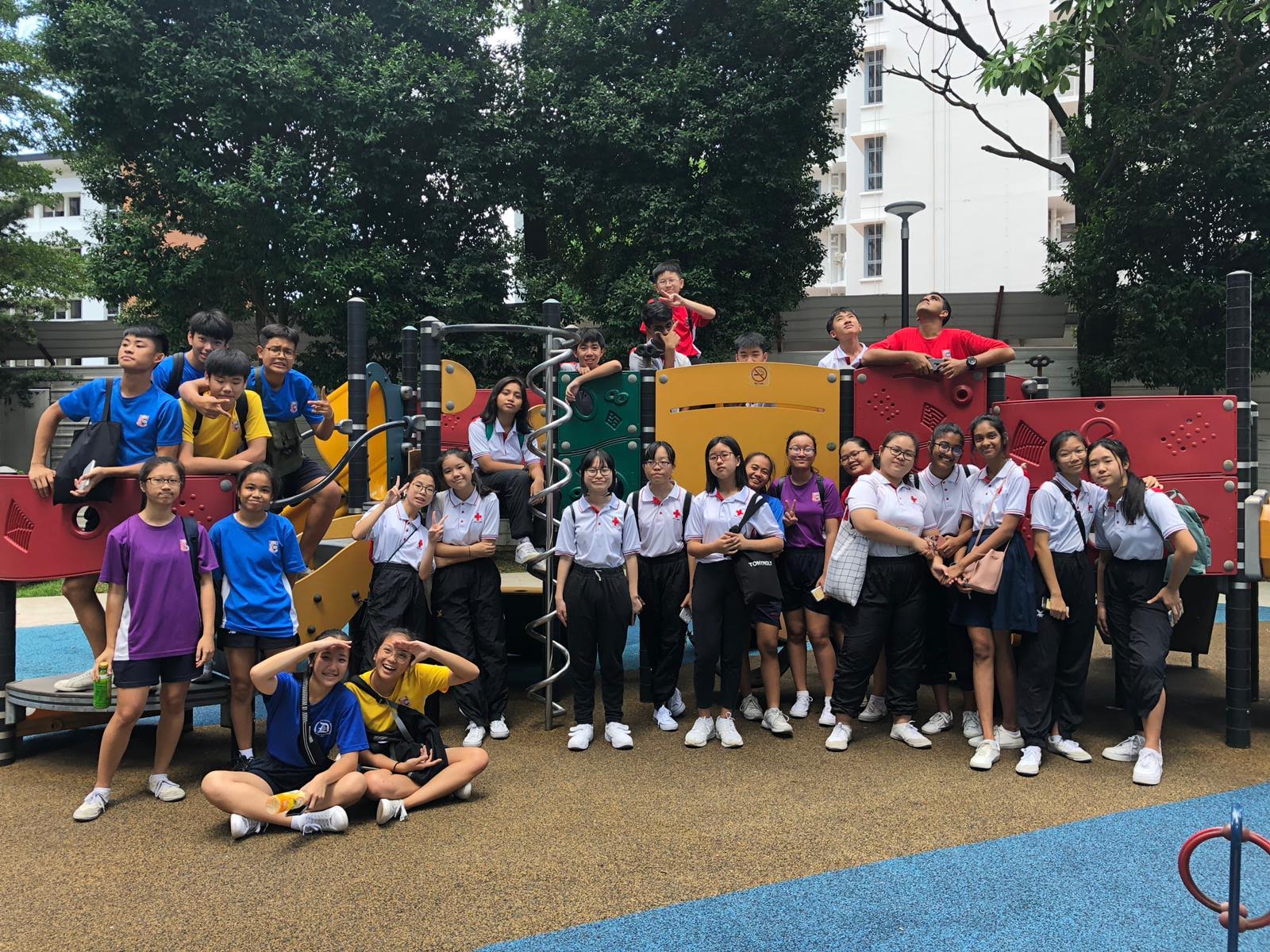 photo after we walked around promoting event