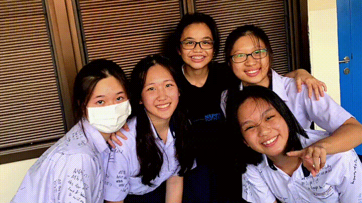 me and friends in Secondary School